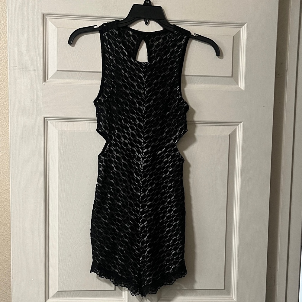 Elegant Black Lace Dress
